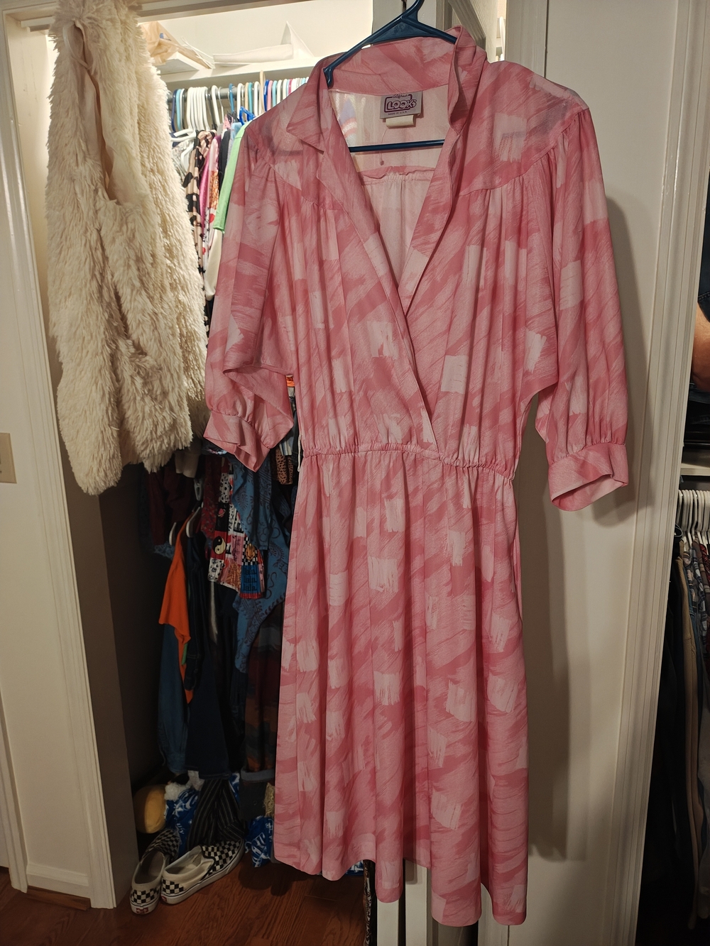 California Looks Pink Vintage Dress